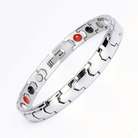 Lymph Detox Healing Hand Bio Magnetic Therapy Stainless Steel Mmedical Blood Pressure Control Original Health Bracelet