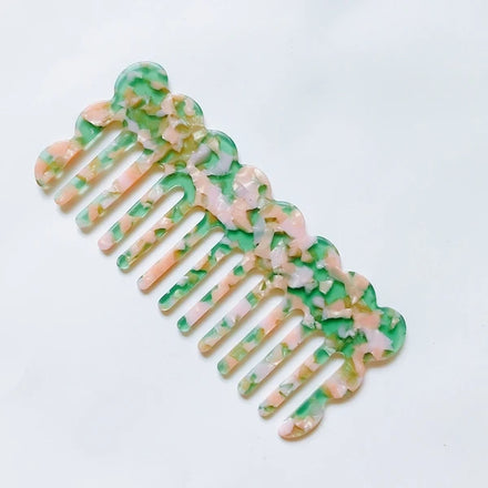 DIY Custom Hair Brush Combs Acetate Antistatic Hair Comb Straightening Pressing Acrylic Comb Set