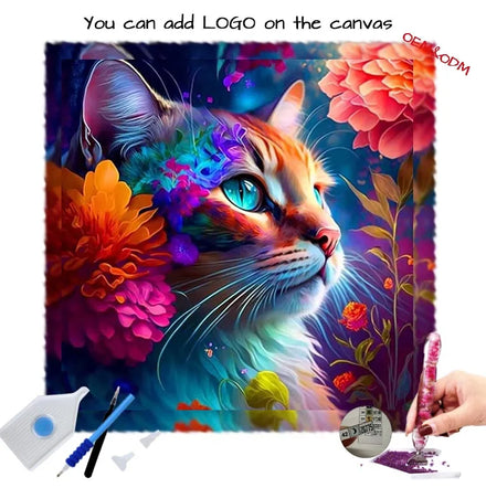 Handmade 5D Animal Diamond Painting for Home Decoration Wall Art Gift Wholesale