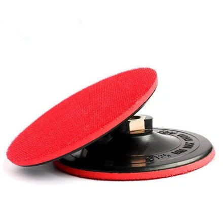 PEX Backing Pad Plastic Foam Polishing Pad Holder Hook & Loop Backer Plate Abrasive Rubber Backing With Drill Adapter Polishing