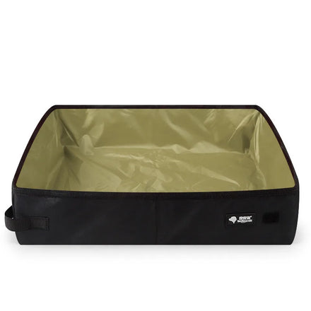 Folding Collapsible Travel Sand Cat Litter Box Pan Portable Cat