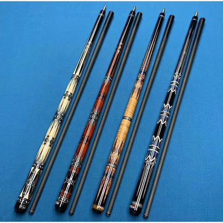 Top Quality Real Carbon Fiber 12.5mm Tip 1/2 Pool Billiard Cue in Hot Sale