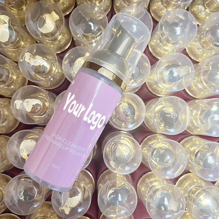 Private Label Lash Shampoo Wholesale Eyelash Extension Foam Cleanser Tear Free Vegan Oil Free Lash 60ml Lash Shampoo
