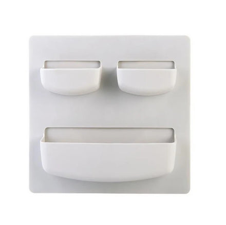 Online Top Sale Hanging Walls Kitchen Bathroom Plastic Wall Mount Storage Box Holder Basket Cabinet Toilet Organizer Rack Shelf