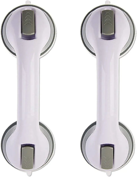 Shower Handles Suction 12 Inch Assist Grab Bars for Shower Bathroom Safety Bar for Balance Support Hand Grip Bar