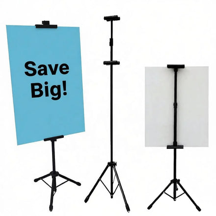 2026 Wholesale Double Sided Heavy Duty Tripod Easel Stands for Advertising
