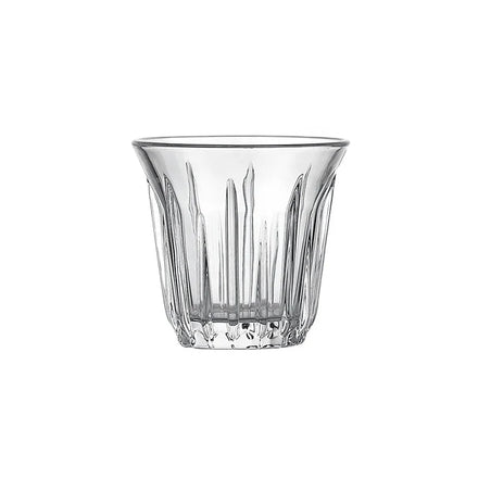 200mL Italian Style Glass Espresso Cups clear Non-slip Coffee Glass Cup for Barista Accessories