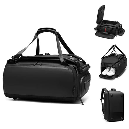 Modern Travel Fitness Backpack Shoes Compartment Portable Men Waterproof Sport Duffel Bags