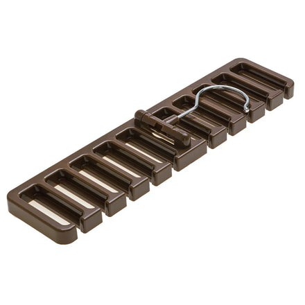 Solid Mahogany Belt Holder Closet Storage Organization Hanger Rack Organizer New Trend Product for Bedroom Plastic Material