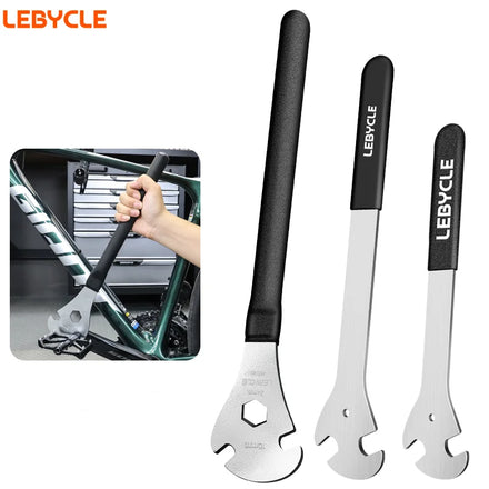 LEBYCLE Bicycle Pedal Wrench Bike Pedal Removal Spanner Installation Tool Cycling Pedal Remover Repair Tool Shop Tools