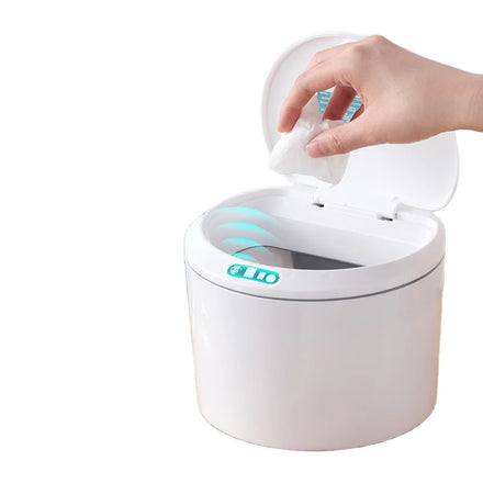 Factory Supply Home Appliance Automatic Mini Waste Bin Infrared Induction Dustbin Outdoor Intelligent Storaging Box Smart Sensor
