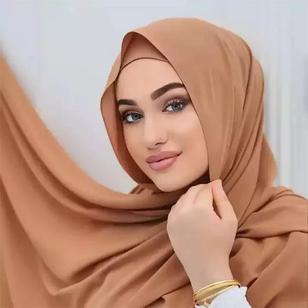 Custom Plain Color Chiffon Hijab 100 Colors Good Quality Muslim Chiffon Scarf Women Hijab