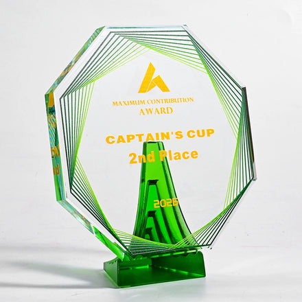 New Design Jadevertu JP-4030A Handmade Crystal Trophy Award Custom 3D Engrave Logo Women Bodybuilding Shape Liuli Crystals