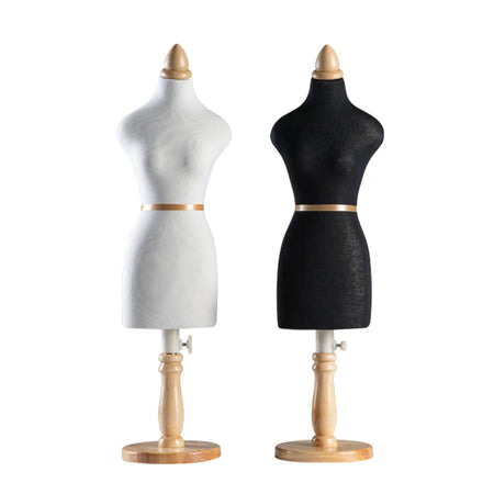 Women's Teaching Small Table Mannequin Small Dress Forms Female Stereoscopic Tailoring Model Shelf for Clothing Design Learning