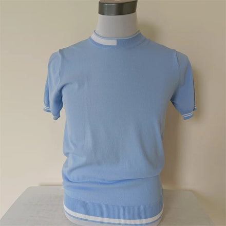 Modal Knitted Crew Neck Men Sweater Man Pullovers Male T-shirt