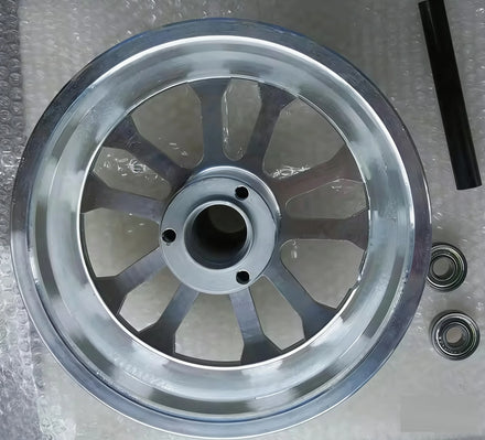 Pocket Bike Aluminum Wheel REAR 110/50-6.5 and FRONT 90/65-6.5 Front and Rear Hub for EleCTRIC SCOOTER 47cc 49cc 11INCH