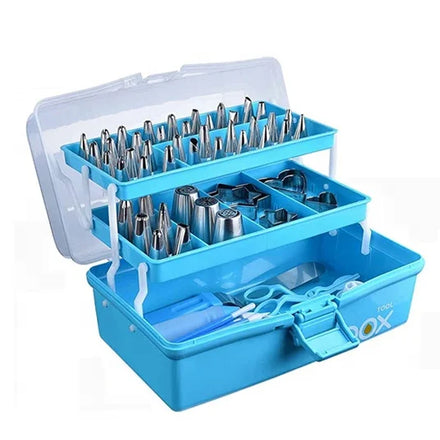 Hot Sale 236PCS Cake Decorating Supplies Kit Cake Piping Tips Tools Baking Supplies with Storage Box Piping Bags Set