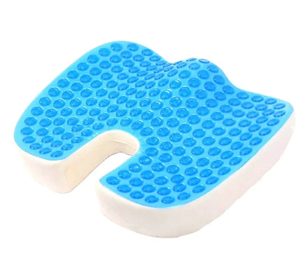 Comfortable Cooling Gel Memory Foam U-Shape Seat & Back Cushion with Removable Washable Gel Pad Customizable Color for Home Use
