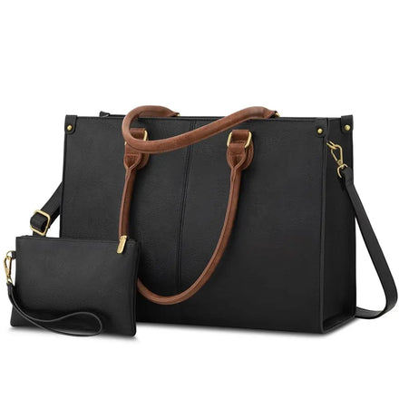LOVEVOOK Factory Wholesale High Quality Custom Large Capacity Popular PU Hand Bag Bags Handbag 15.6 LAPTOP Tote Women's Tote Bag