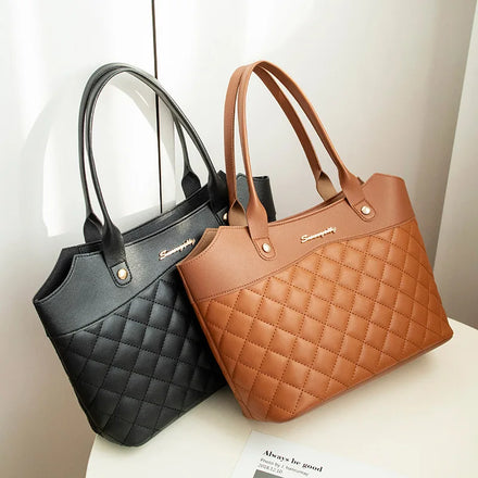 2026 Designer New Fashion Trendy Women Big Handbag Wholesale PU Leather Large Capacity Ladies Hand Bag Hot Sale