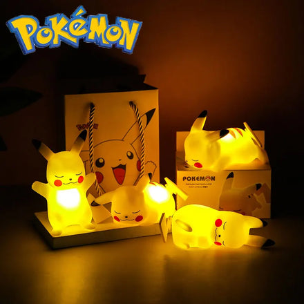 Wholesale LED Night Lights Featuring Pokemon Characters Pikachu Squirrel Charmander Psyduck for Kids' Bedrooms