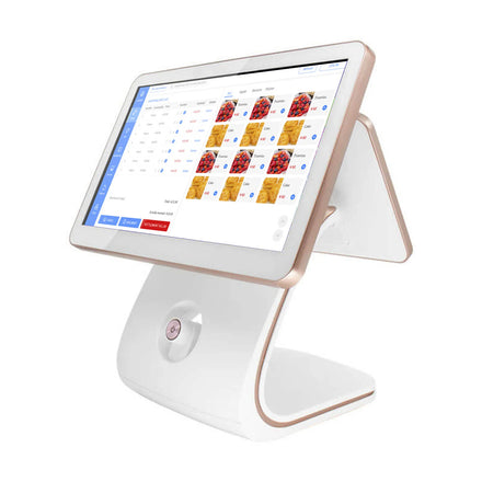 POS Manufacturers Full Set All in One Touch Screen Pos System Dual Screen Cash Registers for Retail Store Checking Price