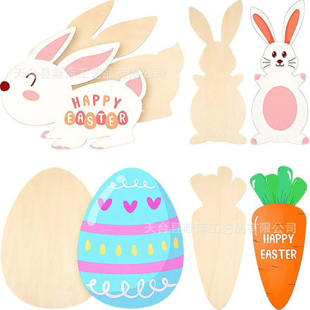 Easter Carrot Rabbit Children's Painting Materials Decorations