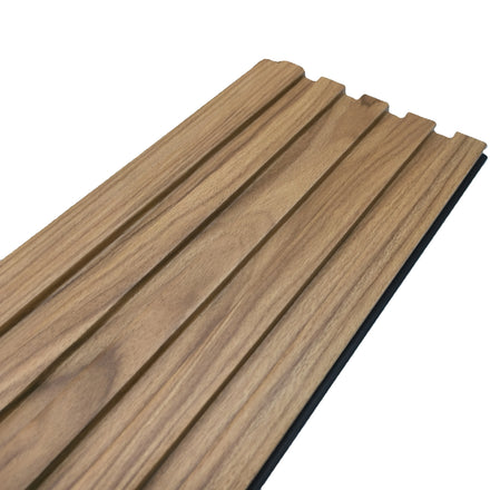New Designs PVC Wood Interior Waterproof Fireproof Fluted Wall Panels Decorative Alternative for Apartment Use