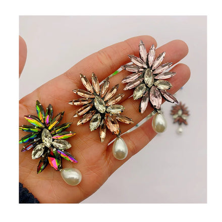 Hot Sell Handmade Sequin Flower Design 3D Sew on Applique Phoenix Patches for Clothes Decoration