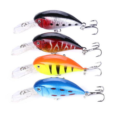 5.5CM/4.6G Crankbaits Set for Bass Fishing Lures Hard Baits Topwater Lures Crank Bait Kit Fishing Tackle