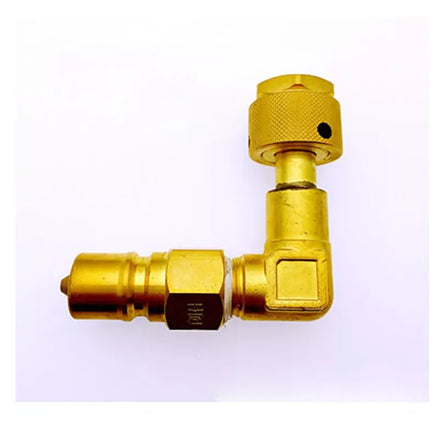 Air -conditioning Factory Drawing Vacuum Fluoride and Leakage Right -angle Fluoride Valve air Conditioner Parts