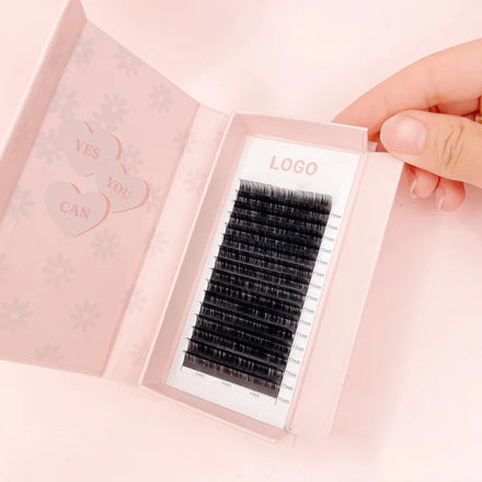 Wholesale Price J B C D Dd M L Korean Pbt Fiber Silk Eyelashes Extension
