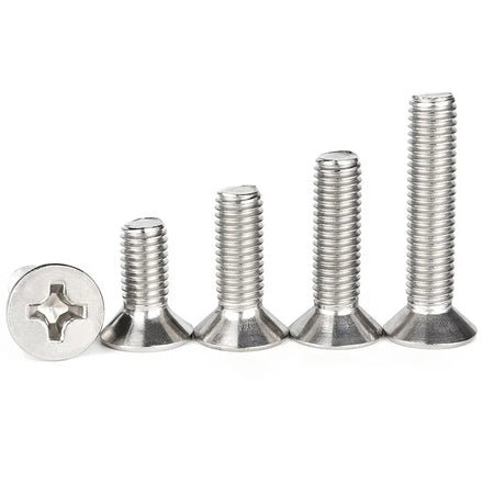 DIN965 Stainless Steel M2 M3 Phillips Countersunk Head Machine Screws for Furniture