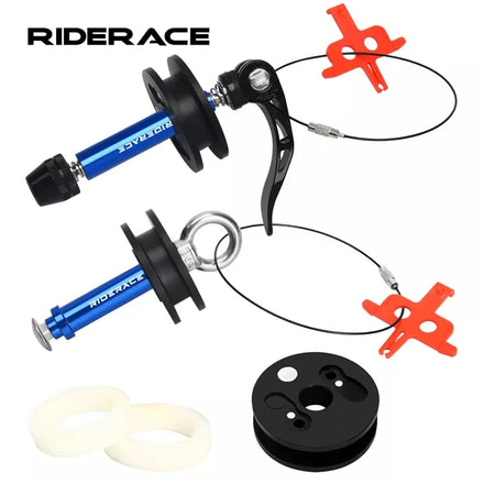 RIDERACE Chain Keeper Holder MTB Road Bike Washing Cleaning Chain Fixer Tensioner Tool With Quick Release Barrel Shaft Frame