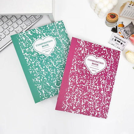 Colorful Marble Crackle Style Budget Planner Albums Notebook A5 Refillable Post Card Photos Binder Notebook Classic Notebook
