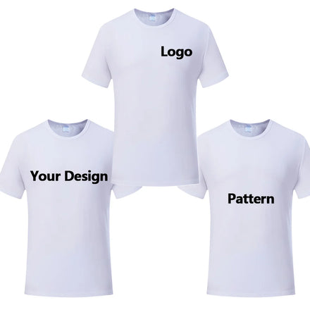 Custom Crop t Shirt Men Sublimation Shirts 100% Polyester Business Advertising Promotional Shirts Custom logo