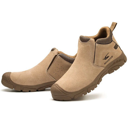 CEATSAFETV Cheap Microfiber Leather Steel Toe Safety Shoes Welder's Safety Boots