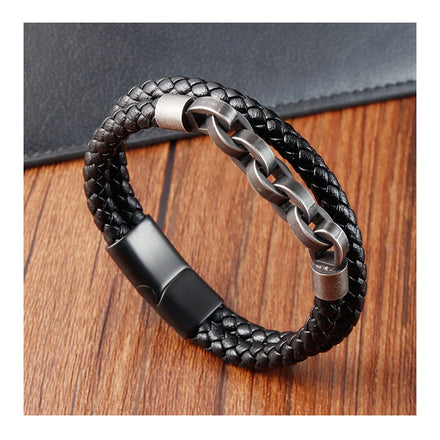 Customize Titanium Steel China Hand Bracelet Vintage Antique Multi Layer Bracelets for Women Men Vintage Punk Jewelry Wholesale