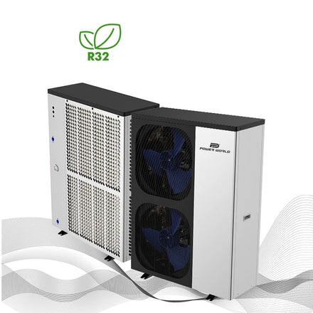 Guangzhou Foshan Air Source Heat Pump Energy Saving Monoblock R32 Full Inverter Electric Stainless Steel Hot Water Heater