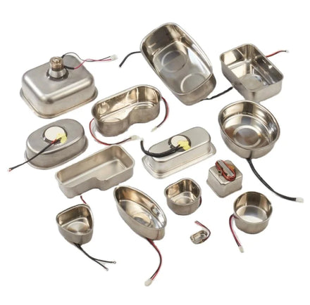 Industrial 40kHz New Ultrasonic Cleaning Tank with Piezo Transducer Stainless Steel Household & Commercial Use