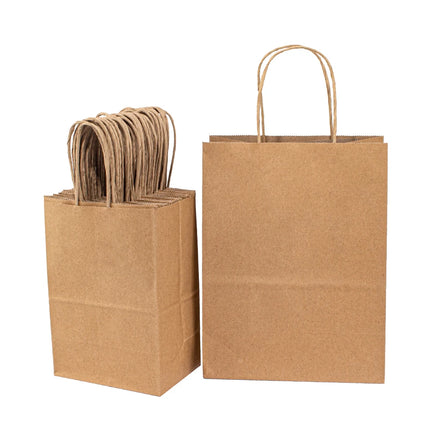 Andy Flexo Printing Custom Kraft Paper Bags for Takeaway Eco-Friendly and Recyclable for Supermarket Use and Promotions