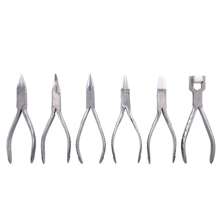 Hand PliersTools Stainless Steel Pliers Sets Diy Repairing Jewellery Tool Needle Round Flat Nose Plier for Jewelry Making