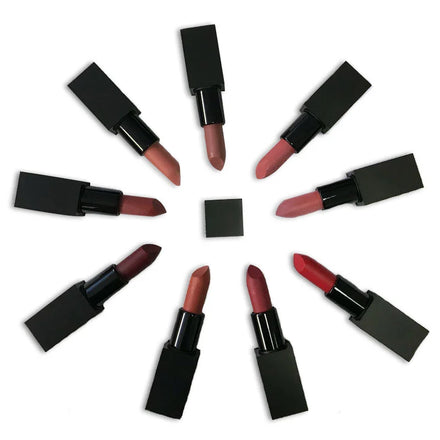 Luxury Cosmetic 21 Color Long Lasting Waterproof Pigmented Matte Lipstick Vegan and Cruelty Free Magnetic Solid Lipstick