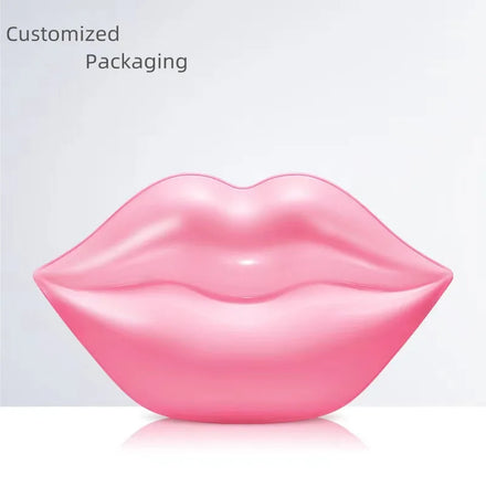 Custom Private Logo 24K Gold Lip Sleeping Mask Firming Lip Masks Beauty Eyelash Extensions Vegan Organic Sheet Form Crystal
