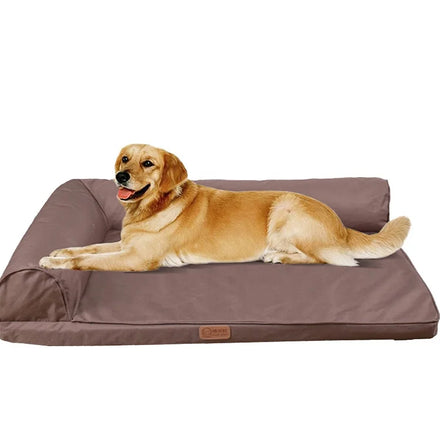 New Wholesale Luxury Large Rectangle Dog Couch Sofa Bed Solid CN;ANH 32021 Waterproof Bottom and Cozy Oxford Fabric Pet Beds