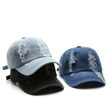 Outdoor Summer Baseball Cap Washed Sun Visor Retro Hat Adjustable Canvas Cap Dad Sports Baseball Caps