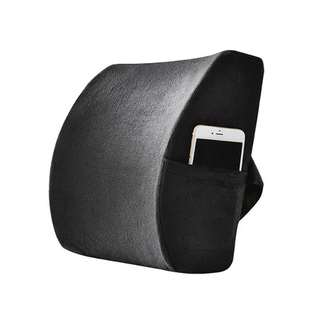 Wholesale 100% Memory Foam Comfort Back Cushion Non Slip Lumbar Support Pillow