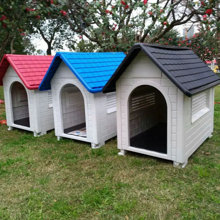 Modern Outdoor Foldable Plastic Dog Kennel Sustainable Pet Shelter with Animal Pattern for Living Room Dog House