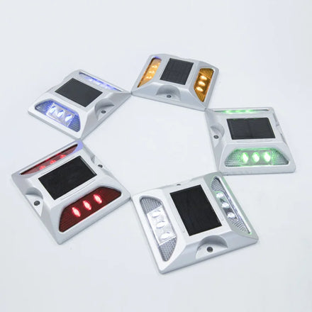 Hot Sell with Shank New Reflective Motorway Flicker Reflector Lights Led Parking 3m Aluminium Solar Cat Eye Road Stud