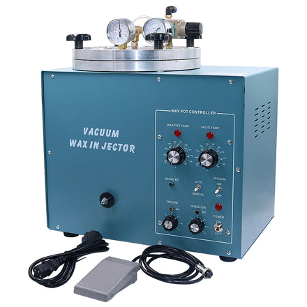 3kg Automatic Metal Wax Injection Equipment Jewelry Casting Making Pressure Wax Injector Vacuum Wax Casting Machine